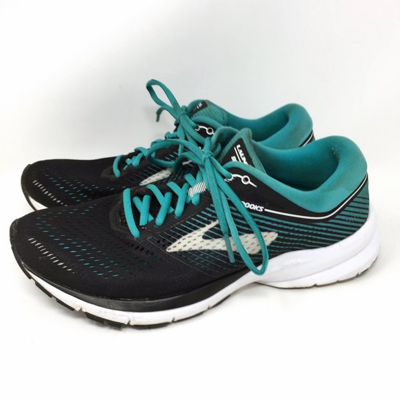 teal brooks shoes